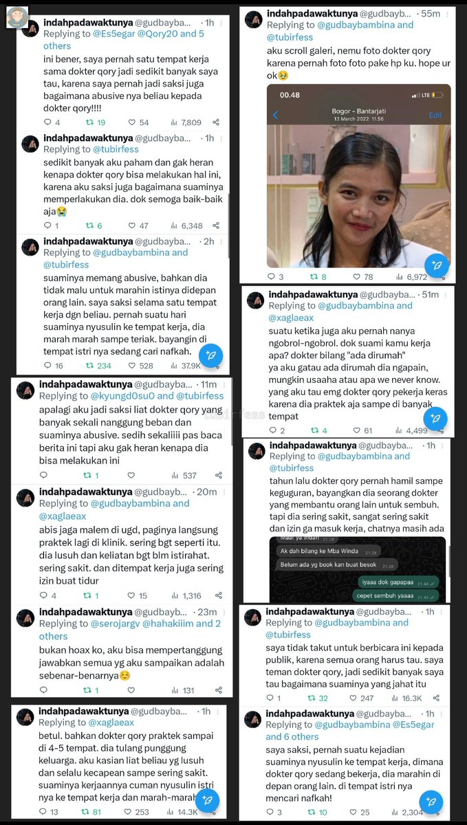 TW // KDRT / kekerasan / abuse / suami / abusive

2beer! ternyata bener guys dokter Qory korban KDRT. ini temen kerjanya konfirmasi. semoga beliau bener kabur dan sekarang ada di tempat aman, bukan justru suaminya bikin drama kayak gini buat nutupin jejak korban.