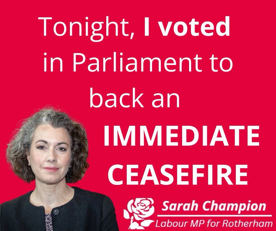 Sarah Champion tweet media