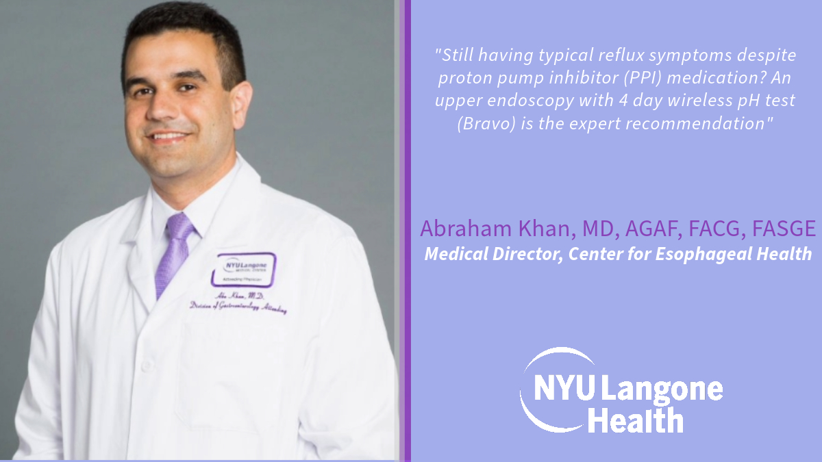 Follow along to hear from our experts on #EsophagealHealth! This round, featuring Dr. Abraham Khan pubmed.ncbi.nlm.nih.gov/35971888/ @AbeKhanMD #ExpertInsights #StayInformed #GERDAwarenessMonth