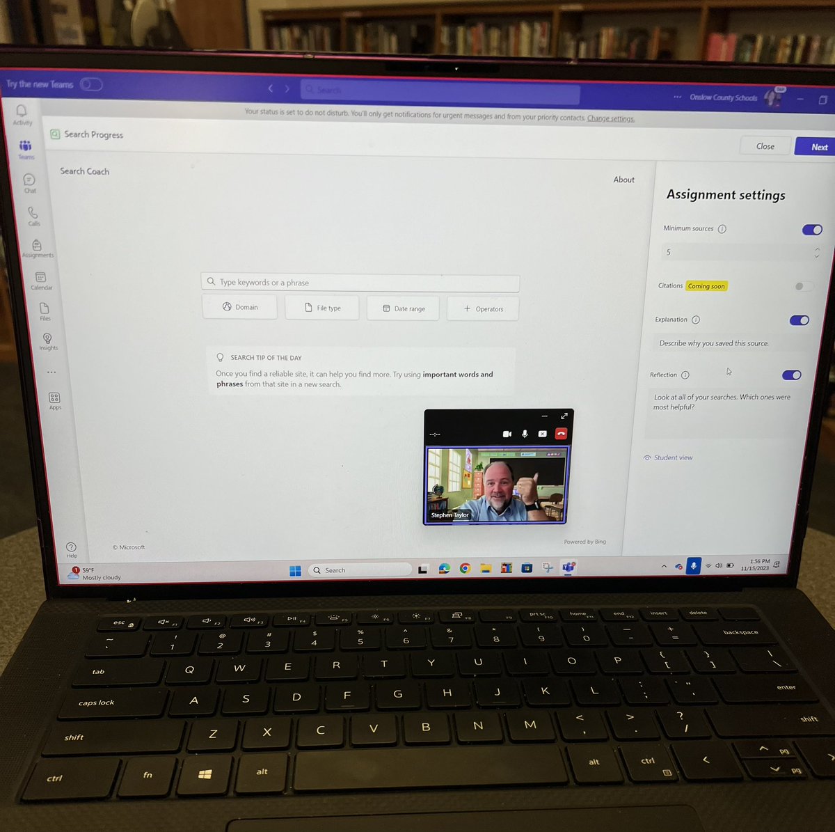 erinjurisich's tweet image. Thanks @ocsdltfdir for inviting me into the @OnslowSchools Media Coordinator PD this afternoon the share how #SearchProgress in #MicrosoftTeams can support research &amp;amp; digital literacy 👍👍
#OnslowDLT #MicrosoftEDU #MIEExpert