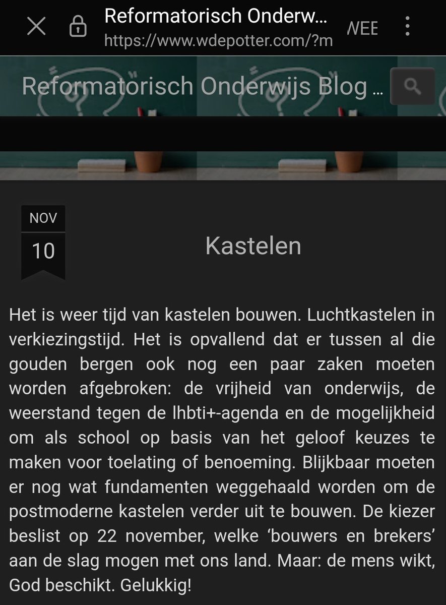 Verkiezingstijd: over luchtkastelen bouwen en fundamenten afbreken