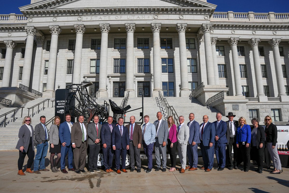 On Speaker Brad Wilson’s last day in the House, DNR unveiled a new name for its trusted airboat: Wilson’s Water Warrior.

A workhorse for the Great Salt Lake, the airboat will continue the speaker’s historic work to preserve and protect the Great Salt Lake.