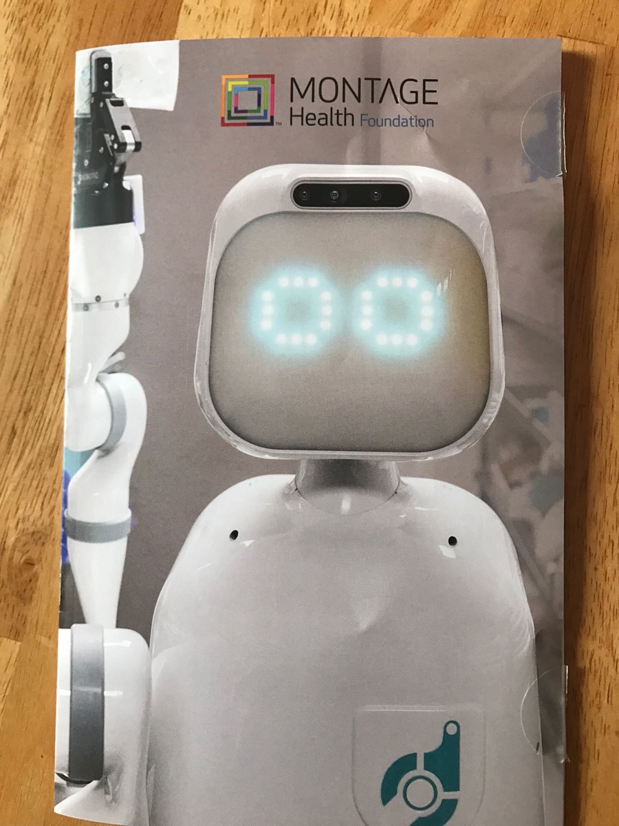 Clinical helper. Nurse's assistant. Hard-working robot. And now....Cover Bot!? A big thank you to @Montage_Health for this incredible honor! ✨ #coverbot #cobot #healthcareinnovation #moxionthemove #moxionthecover