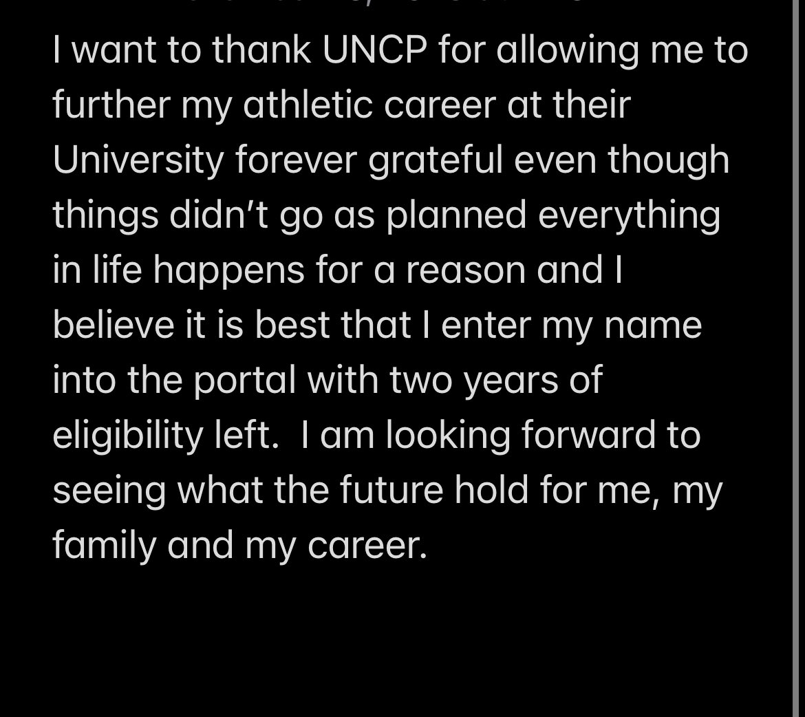 JamarionDarough's tweet photo. I have officially entered the transfer portal with 2 years of eligibility. 

@pierre_tucker @CoachDocGooden @RivalsPortal https://t.co/m9mxrPm286