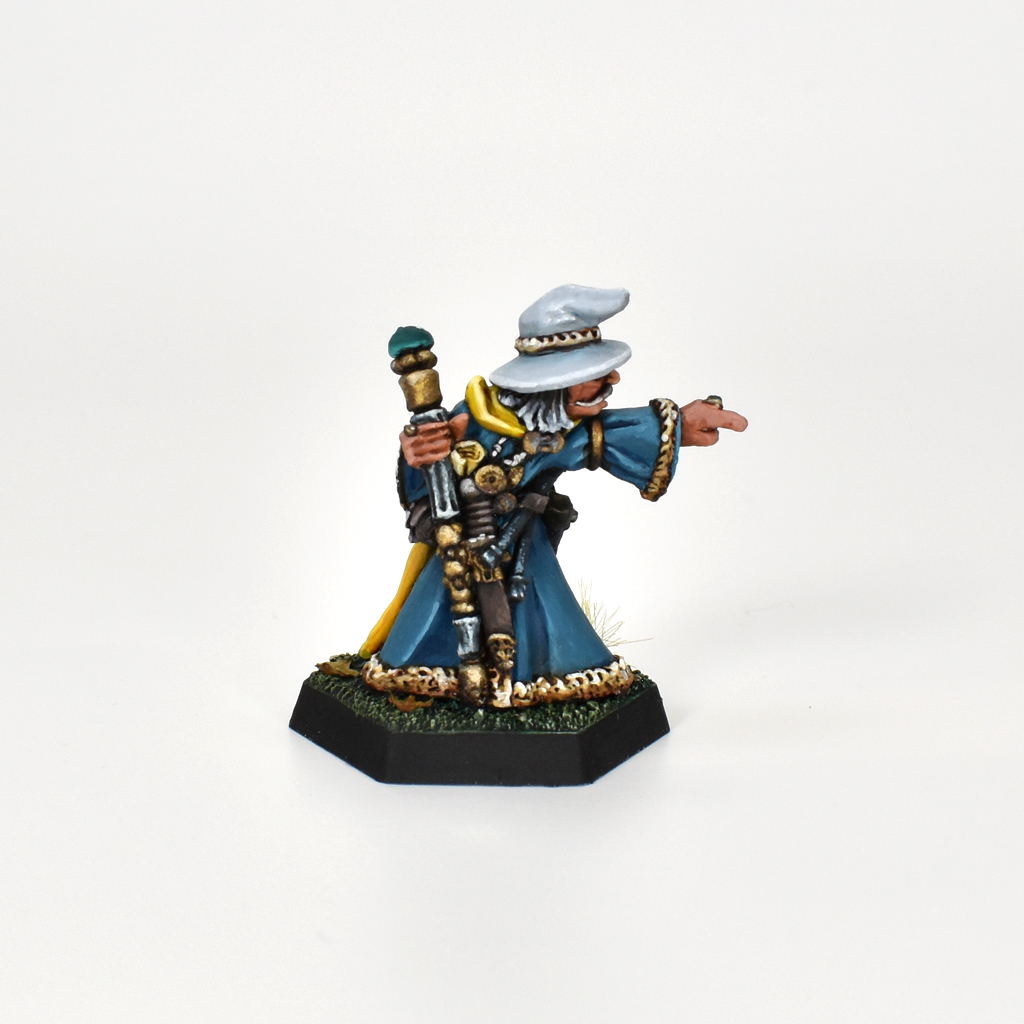 Citadel ADD01 Magic User, 1985, from when GW had the license for D&D minis for TSR.

#oldhammer #citadelminiatures #dungeonsanddragons #miniaturepainting