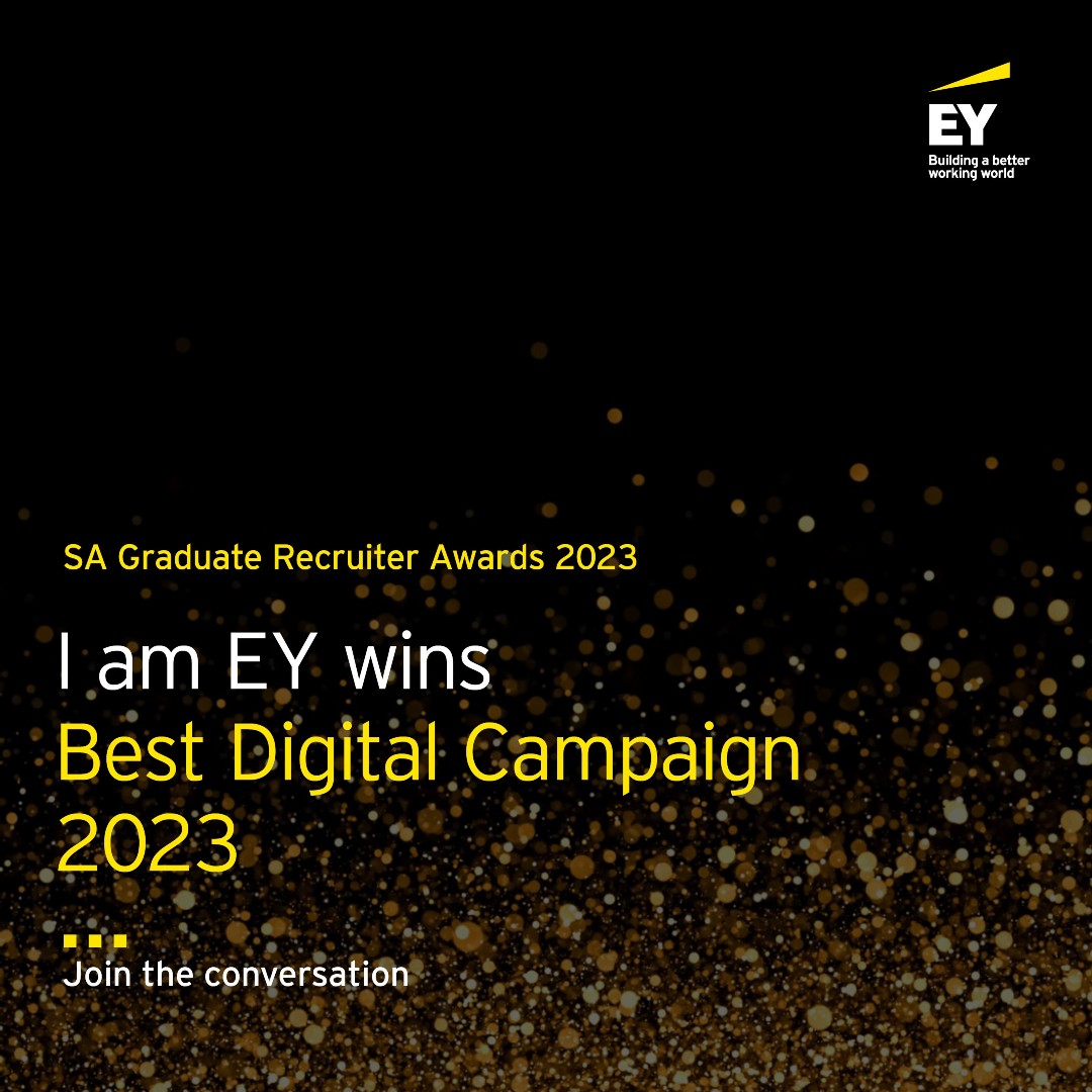 Proud moment for us all! EY Africa won the Gold award for Best Digital Campaign (I am EY) at the SAGEA 2023 awards.