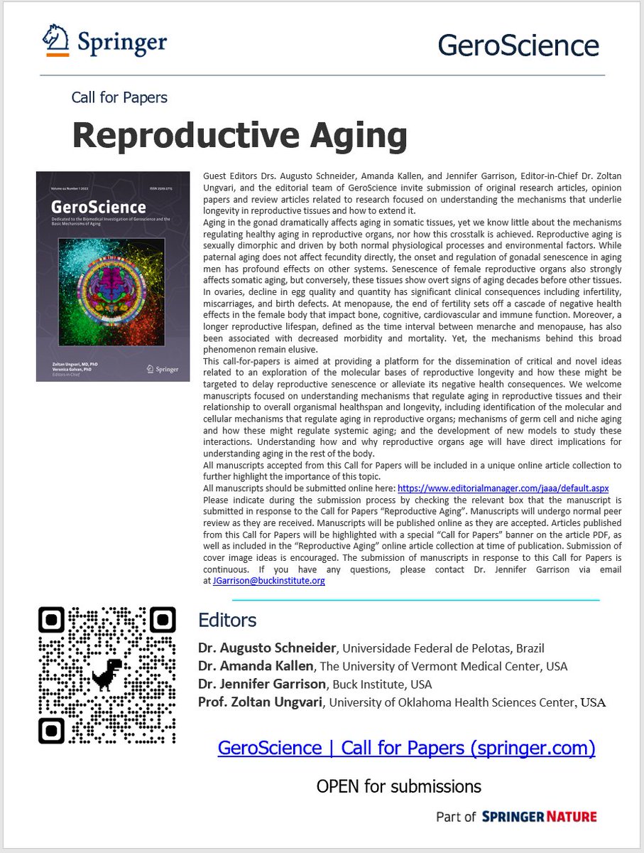 GeroScience tweet media