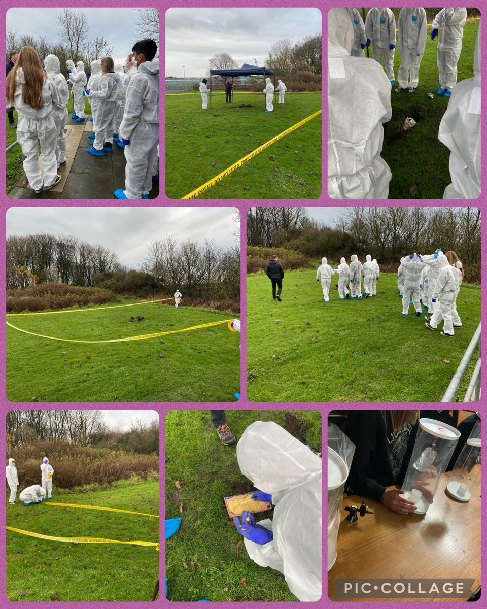 The rest of Miss McFarlane’s CSI class became Scene of Crime Officers today. Thanks again to Dr Spears <a href="/ScienceFife/">Science Fife College</a> <a href="/fifecollege/">Fife College</a> for another informative and enjoyable morning 🕵️‍♀️🔬Miss Sinclair’s class’ turn next week!