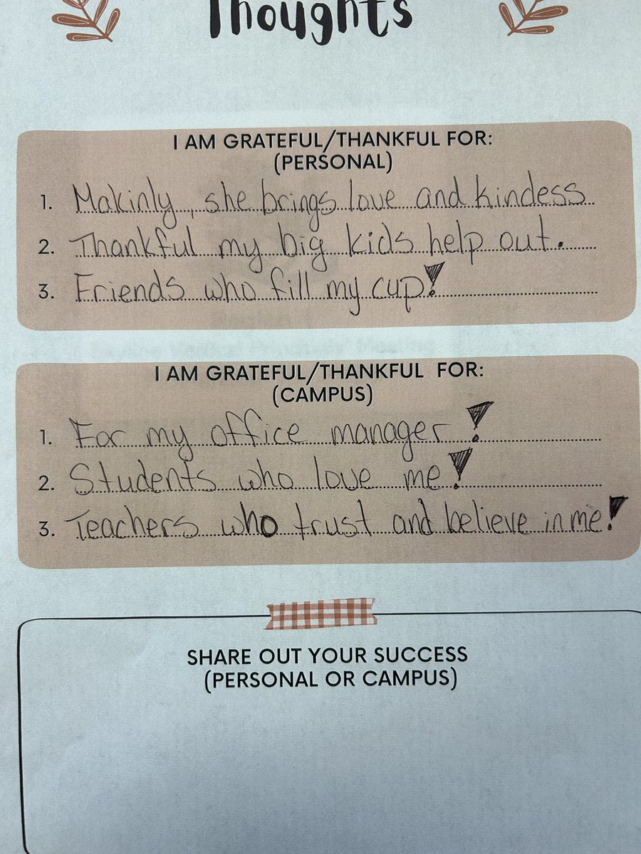 Jennifer Saenz (@jensaenz_17) on Twitter photo As we approach Thanksgiving, it is important to take a minute and reflect what I am grateful for. Thank you Executive Principal Brandt for this activity, I am Thankful for Friends who fill my cup and Students who love me! #Region1Excellence #OneTeamOneFamily 🥰 <a href="/REHdz79/">Rosa Elva Hernandez</a> As we approach Thanksgiving, it is important to take a minute and reflect what I am grateful for. Thank you Executive Principal Brandt for this activity, I am Thankful for Friends who fill my cup and Students who love me! #Region1Excellence #OneTeamOneFamily 🥰 <a href="/REHdz79/">Rosa Elva Hernandez</a>