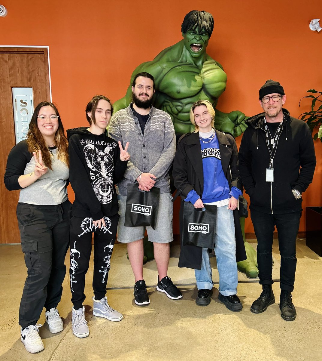 Our studio had the pleasure of hosting some students from Max the Mutt College of Animation, Art &amp; Design today for a tour.

We look forward to crossing paths again soon! 

#studiotour #students #animation #college #postproduction #visualeffects #vfx #toronto #sohovfx