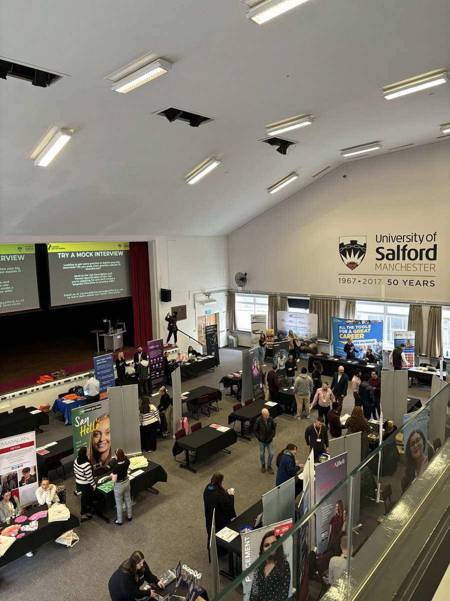 What a great opportunity as #SalfordAlumni to be able to attend <a href="/SalfordUni/">University of Salford</a> careers fair today to talk with current students about the amazing careers <a href="/Enterprise/">Enterprise</a> has to offer! 

<a href="/clare_beynon/">clare beynon</a> <a href="/kierancregan/">Kieran Cregan 💙💛</a> <a href="/JoeGoodwin1/">Joe Goodwin</a> <a href="/clairegrimes111/">Claire Graham</a> 

#Iwork4em #CareerOpportunities