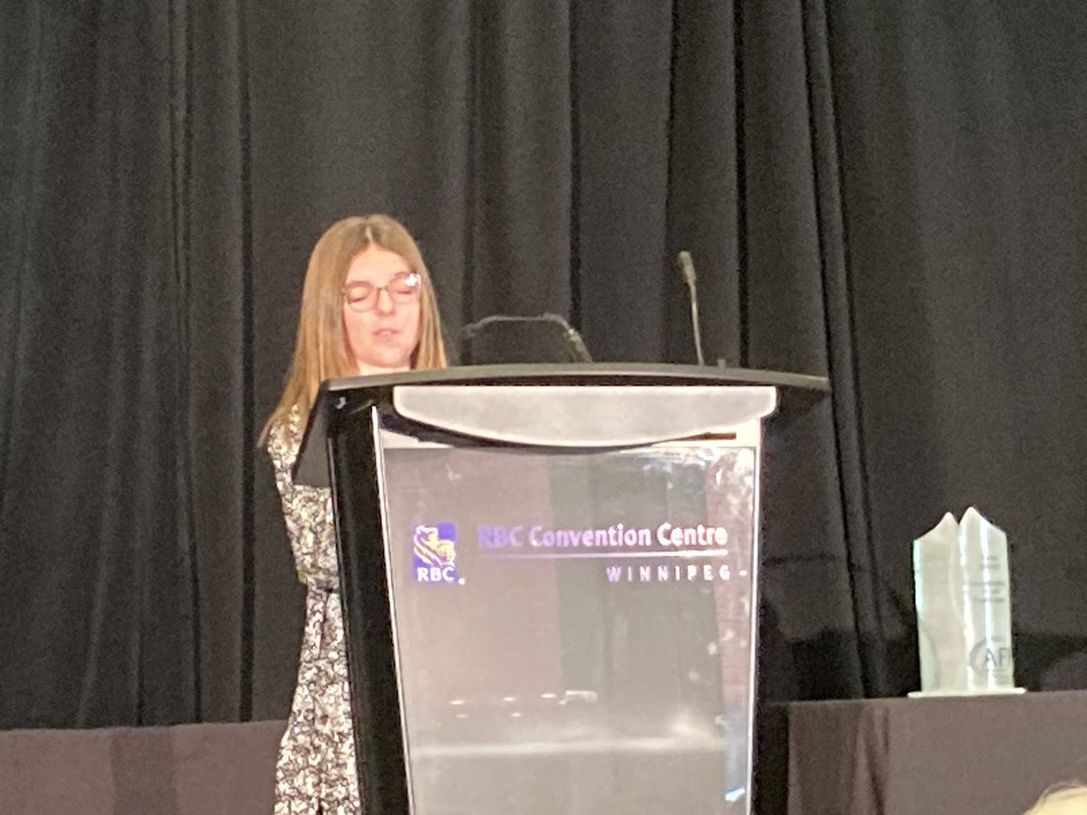 Congrats to Keira Davlut, 2023 Outstanding Youth Fundraiser!!

#NPDLove #MPA #MPA2023 #Manitoba #AFPManitoba #NPD2023