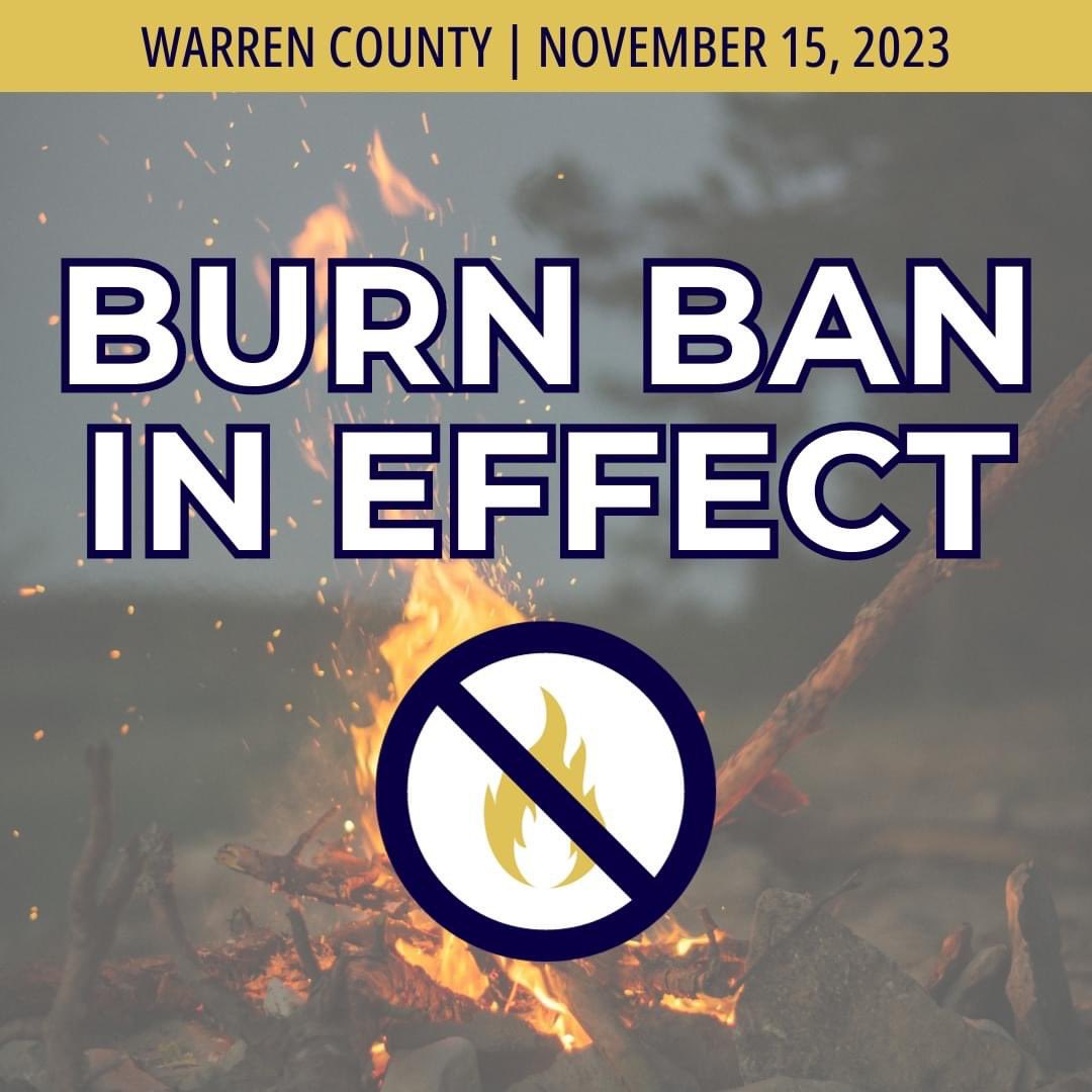 This afternoon, Warren County Judge-Executive Doug Gorman signed a no-burn order for Warren County. This order states that no outside burning shall occur at anytime. This includes lighting fireworks and burning any materials or brush outdoors. 

This is effective immediately.