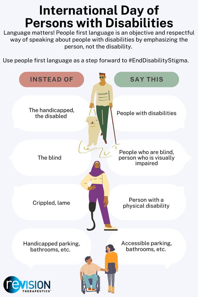 Today is the International Day of Persons with Disabilities. Learn more about the UN’s goals with the observance on our LinkedIn page. #DEI 
linkedin.com/company/revisi…