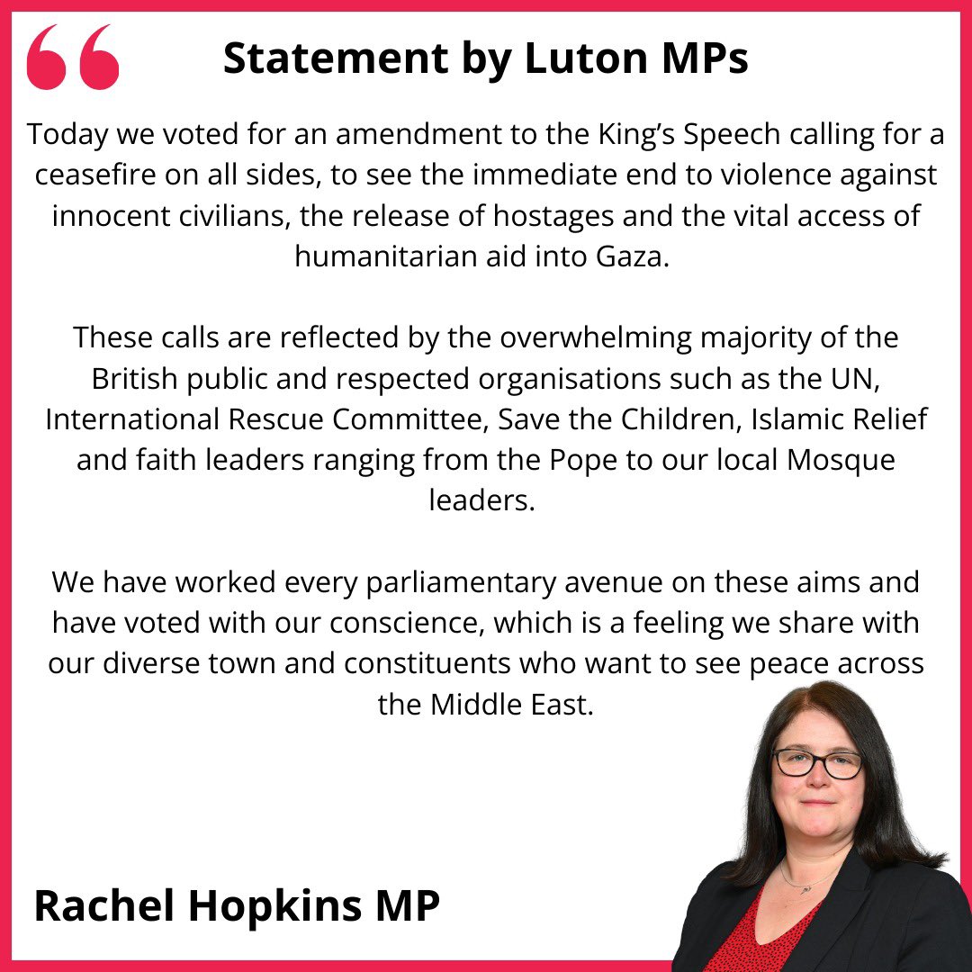 rach_hopkins's tweet photo. READ📄: our statement on why we voted for a ceasefire. https://t.co/Unb8h8sK9B