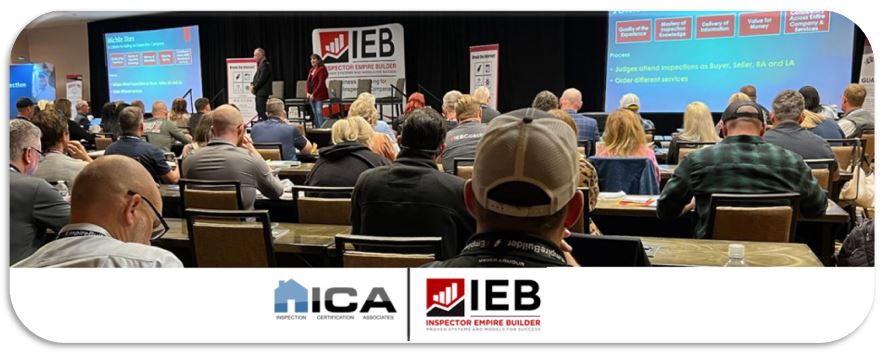 123 IEB! ICA attended the Fall Mastermind Event in Austin, Texas 2023 as a vendor.  IEB members are an elite group of expert home inspection business owners.  Each member is dedicated to providing excellent service to their ever growing client base in #Home #Inspection