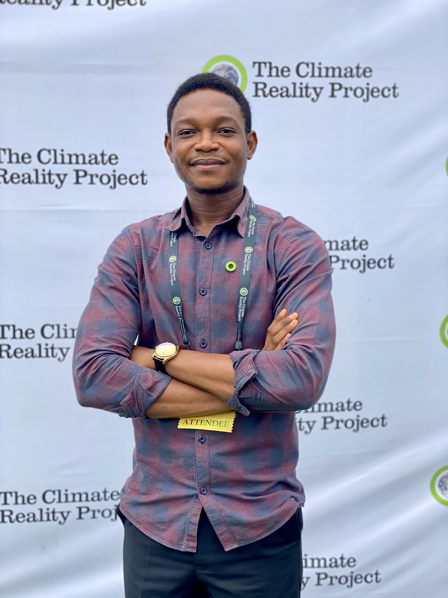 The climate crisis is happening and we have the opportunity to avert it. YES! we must change, YES! we can change and YES! we will change. As a climate reality Leader, I make this commitment and you should too.

#WestAfricaLeadOnClimate #TheAfricaWeWant