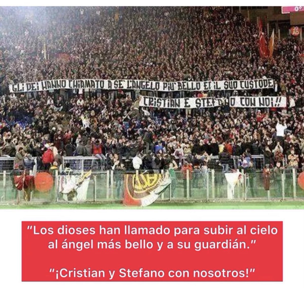 ceciarmy's tweet photo. La afición también les hizo un homenaje https://t.co/bGCuwTcoEl