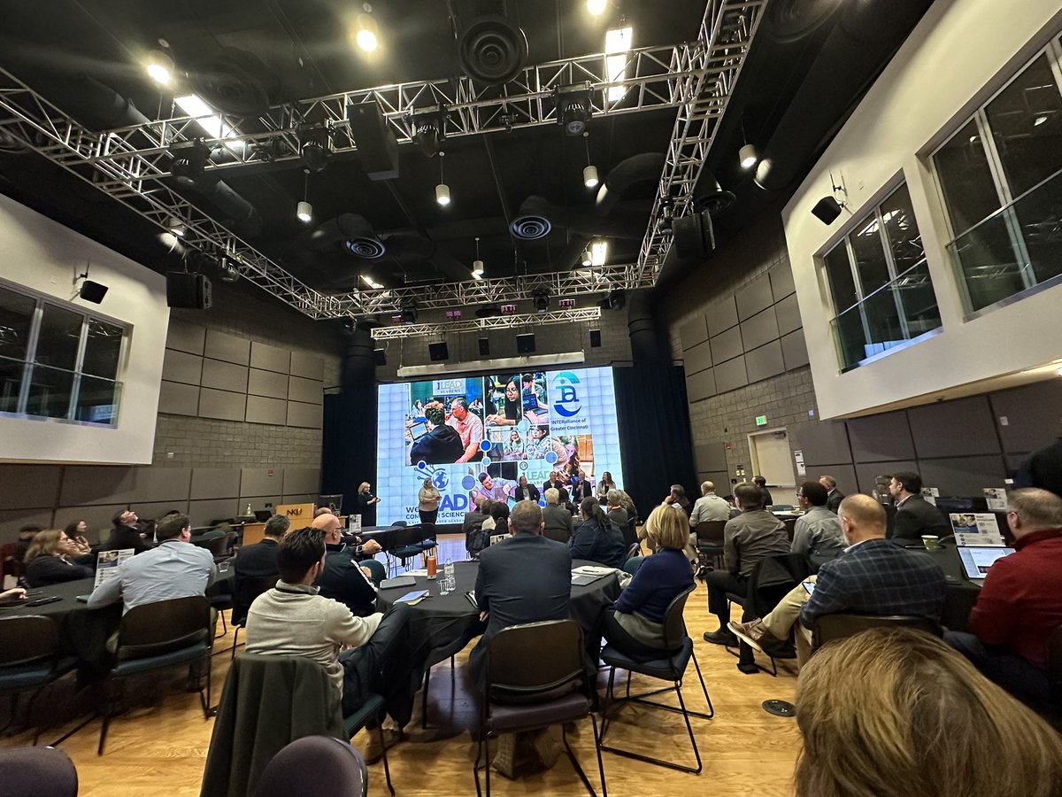 We’re at <a href="/nkuedu/">Northern Kentucky University</a> discussing building the tech talent pipeline for Kentucky.
Great ideas for our students and workforce leaders.
Thankful for <a href="/iLEADacademyKY/">iLEAD Academy</a> and <a href="/INTERallianceGC/">INTERalliance</a> for putting this together.