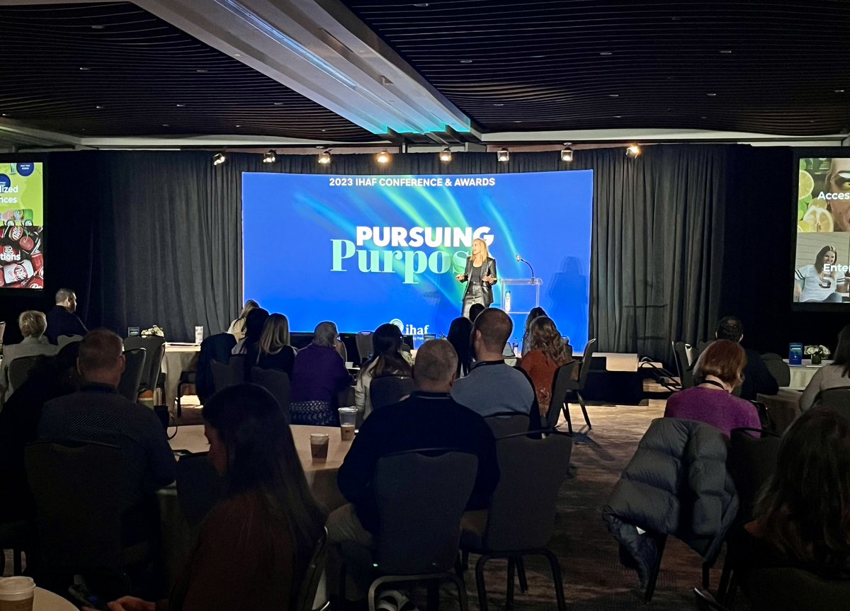 Give it up for Kristine Kobe, taking us down the road Liquid Sunshine traveled to reestablish its #purpose as in-house agency at Keurig Dr Pepper. #IHAFConference #inhouseagency