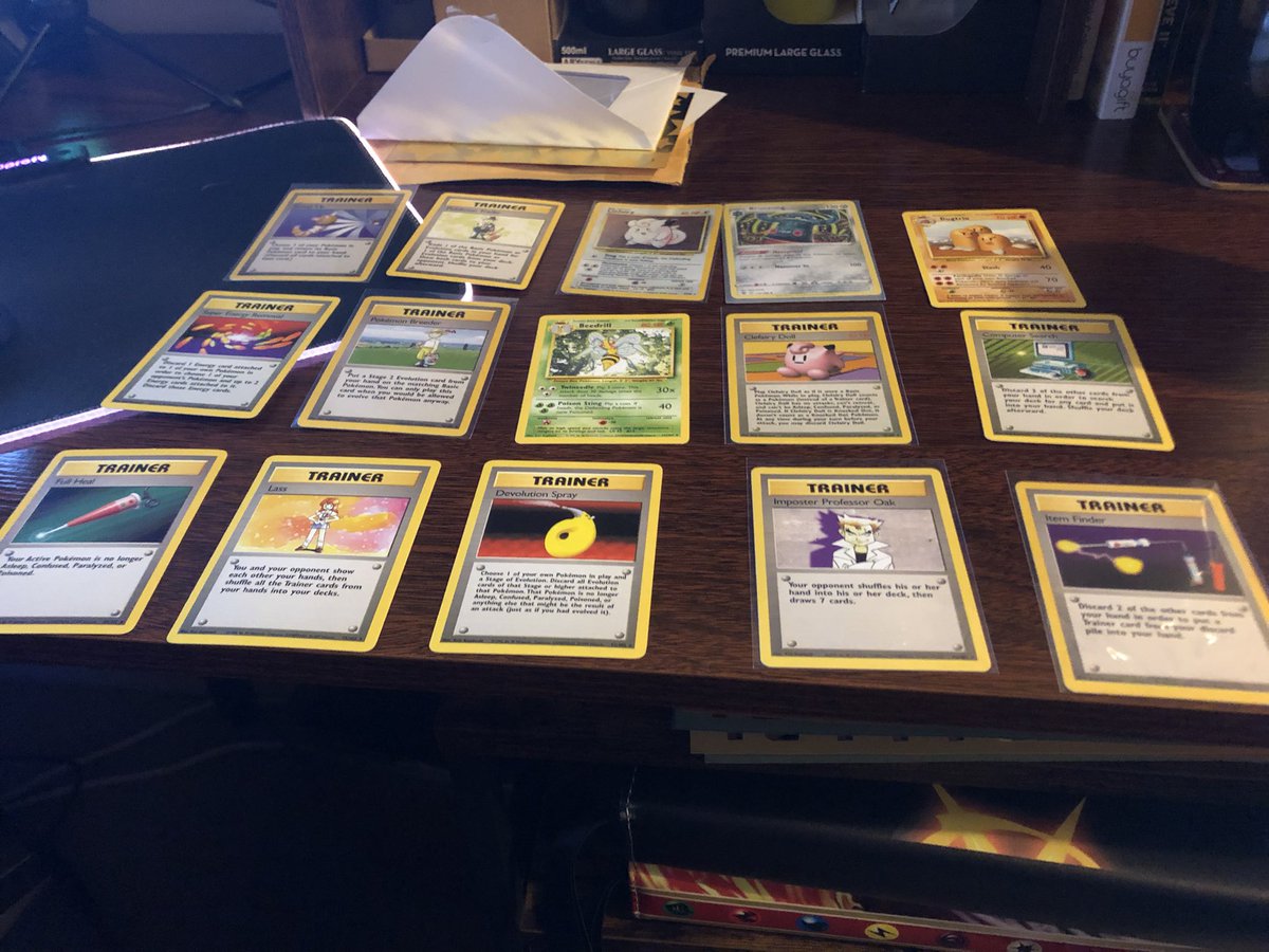 Quite a few more came today. Base set nearly complete. 11 cards to go

#PokemonTCG