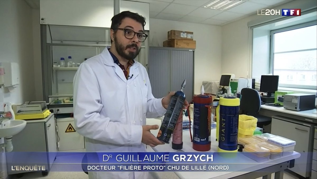 GrzychGuillaume's tweet image. Nouveau reportage au 20h de @TF1 sur les ravages du protoxyde et les travaux de @FiliereProto du @CHU_Lille @ARS_HDF @ARS_IDF