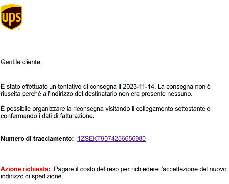 MalwarePotato's tweet photo. 🪝#UPS @UPS #phishing targeting #Italy 🇮🇹

RE: il tuo pacco è in attesa di conferma!

https://rcc.hzw.mybluehost[.]me/resouceswebcontentit_ITs_quality_chart.pdf/ https://t.co/EXMp3zO4UO