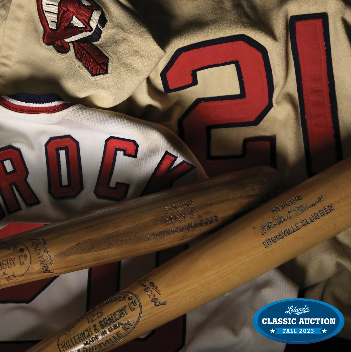 Legendary Baseball Artifacts! Discover vintage treasures from legends like Mays, Lemon, Clemente, and Brock. Dive into the world of iconic artifacts - bid now in the Lelands Fall Classic until Nov 18th at 10 PM ET. View the Collection: lelands.com