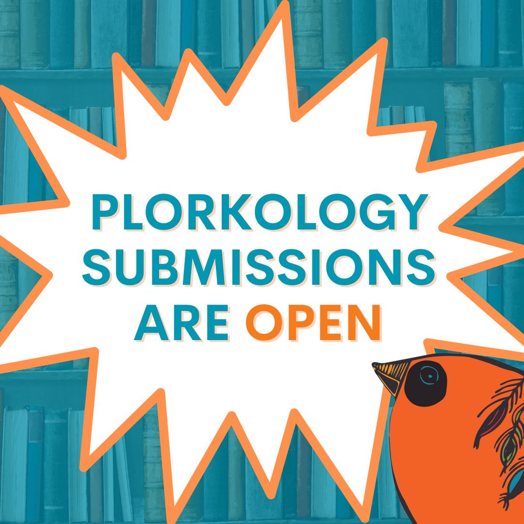 We are open for PLORKOLOGY 2024 submissions! 🎉 

Submissions close on February 1st, 2024 and we’re looking for work with the theme of work + play (PLORK). 

🌐 Check out our website for submission guidelines: plorkpress.wordpress.com/submit/

#litmags #submissioncall #writingcommunity