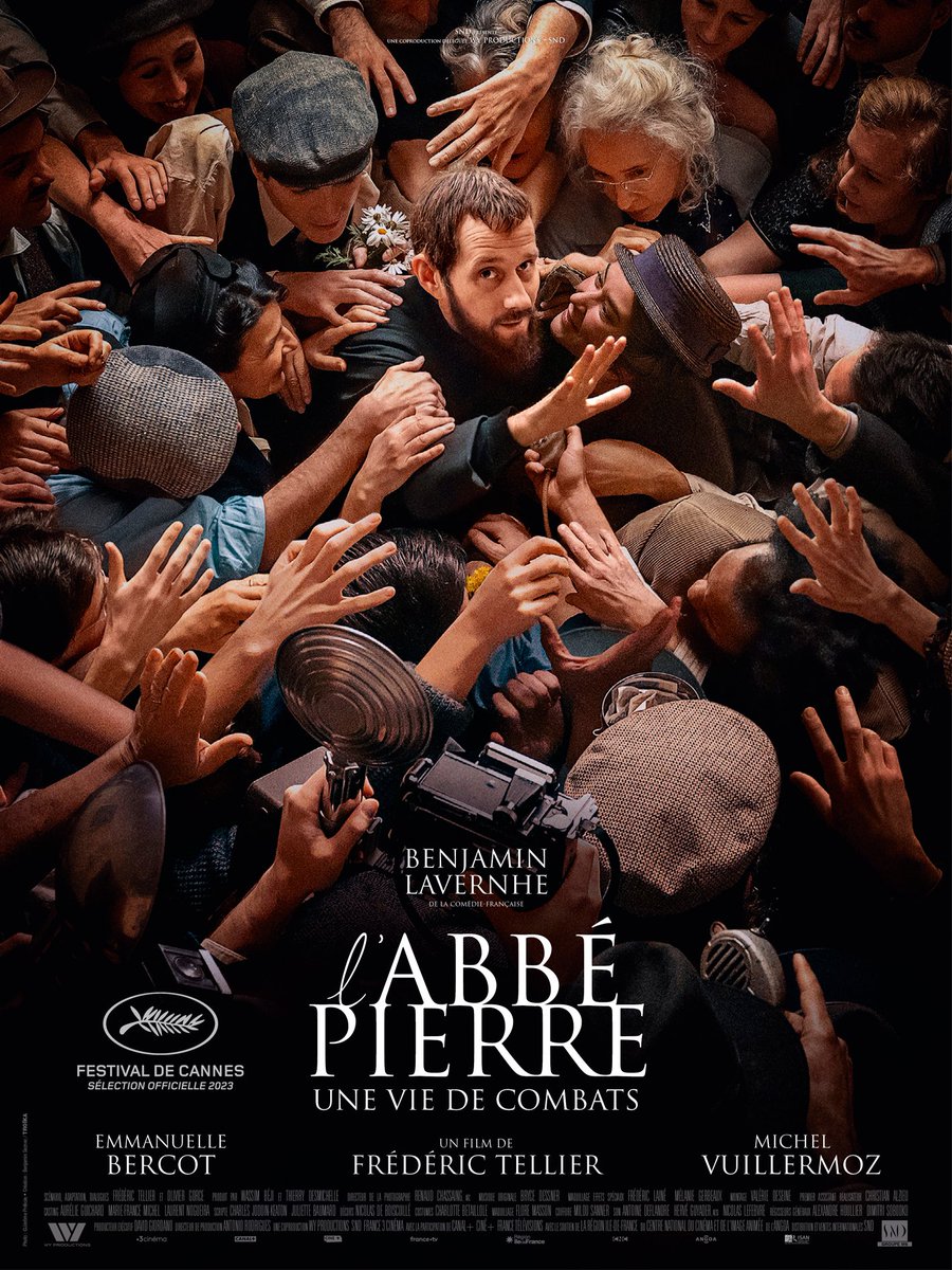 Christophe_Co's tweet photo. Dès sa 1ère semaine, #LAbbéPierre a rassemblé plus de 350 000 spectateurs, qui ont plébiscité ce film sur la force de l’engagement et de la solidarité. Et cerise sur le gâteau, il s’accompagne d’un excellent bouche-à-oreille ! (4,1 ⭐️ spectateurs @allocine ! 😄😊).
Merci ! 👏👏 https://t.co/x2hiM9lVul
