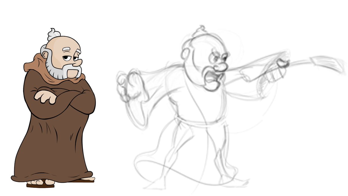 🌟 Reintroducing Marvin the Magnificent! 🎩✨ As the Spell Caster and bake crafter, he's crucial in our upcoming Level 5 of Muffins On Stream. Wielding a magical golden spatula- here's some early concept art! 

Check out our game: store.steampowered.com/app/2195900/Mu…

#pixelart #gamedev