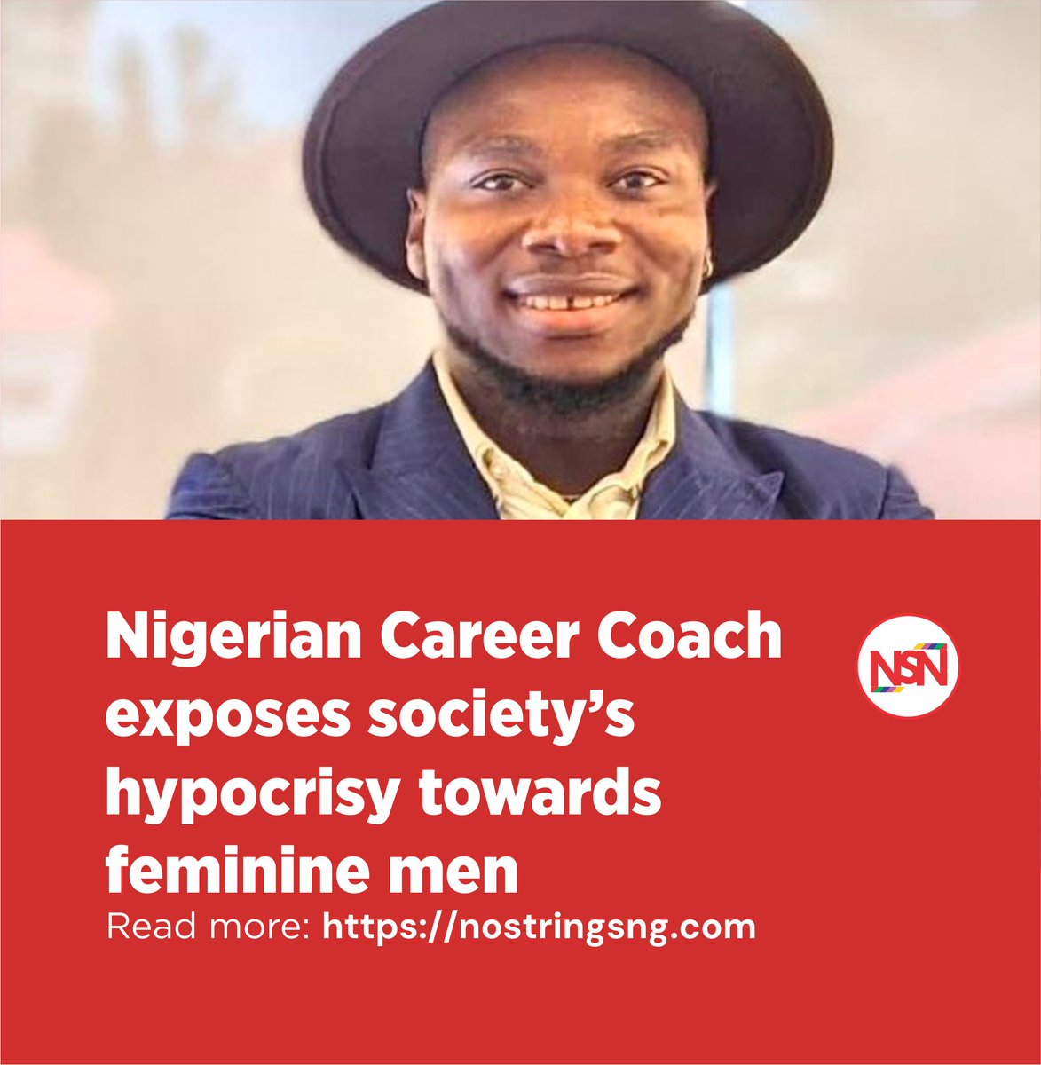 The coach <a href="/olabode_ifeanyi/">OLABODE Ifeanyi</a> underscored the ingrained hypocrisy in Nigerian culture concerning male femininity.
nostringsng.com/nigerian-caree…