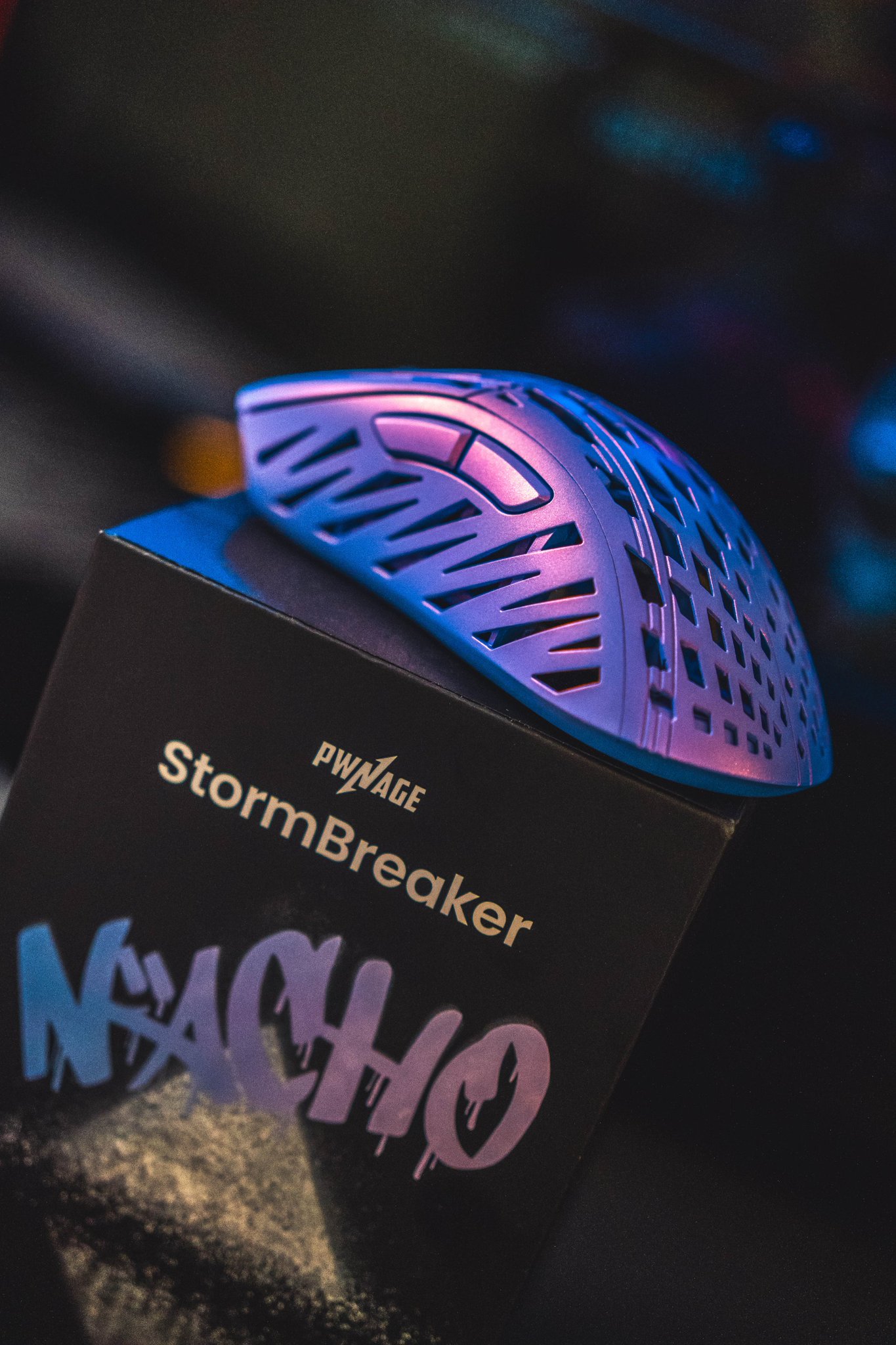 正規品，大人気 Pwnage StormBreaker Nacho Purple マウス