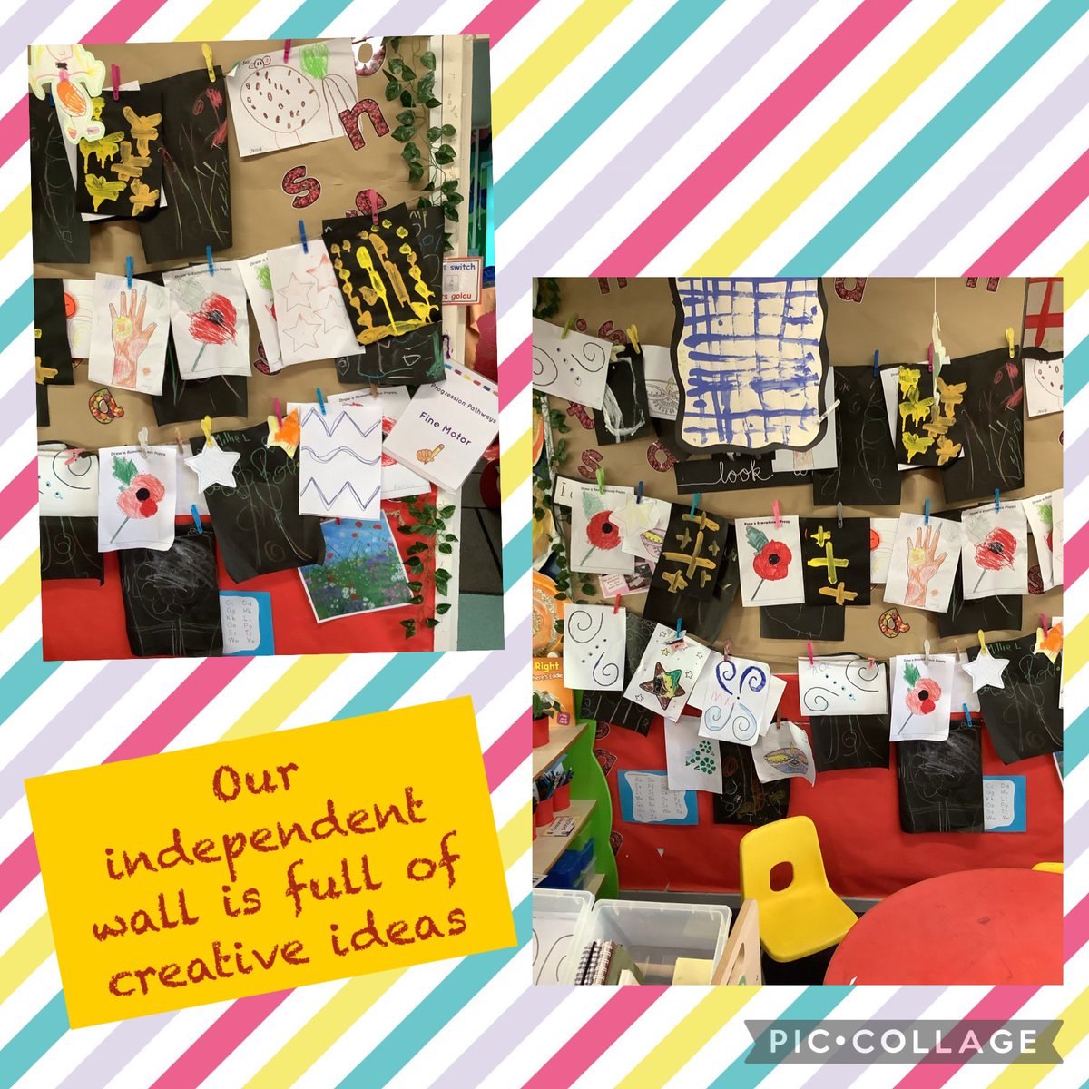 We love to showcase our creative talents.