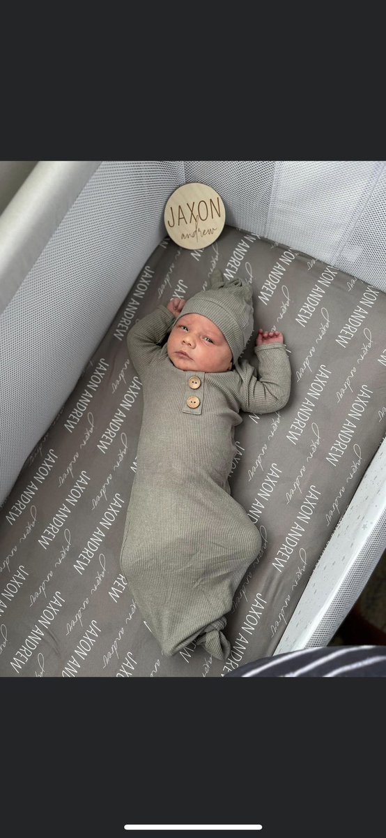 Meet my baby boy Jaxon
He was born on November 2nd at 12:50 am weighing 9 lbs 11 Oz and 21 1/2 inches long. 
My heart is full ❤️