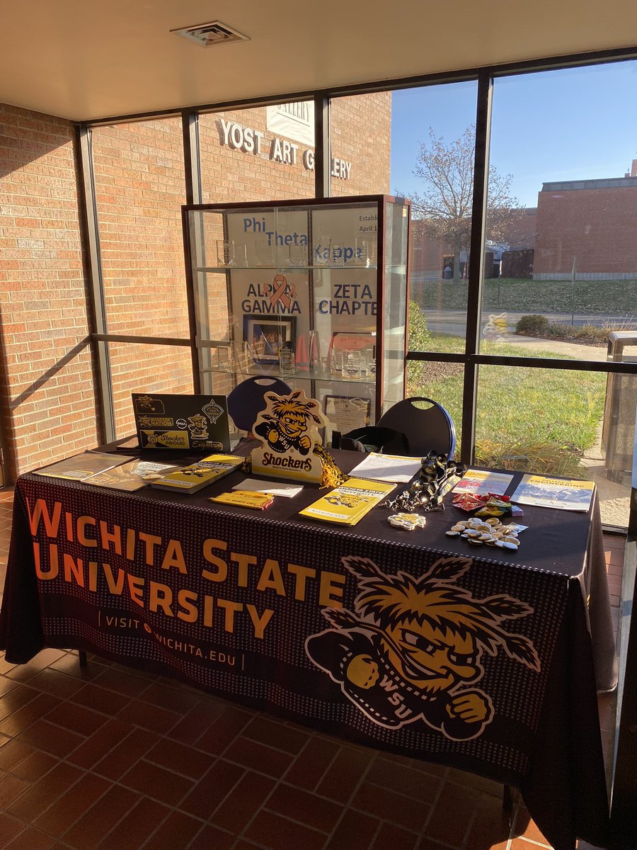 Ready to meet <a href="/highlandcc/">Highland (HCC)</a> students in the CT Lobby! Stop by for transfer info &amp; info on the free Shocker Transfer Game Day event on 11/29! <a href="/Olpe1/">Neal Hoelting</a> <a href="/WuChad/">Chad Steinkamp</a>