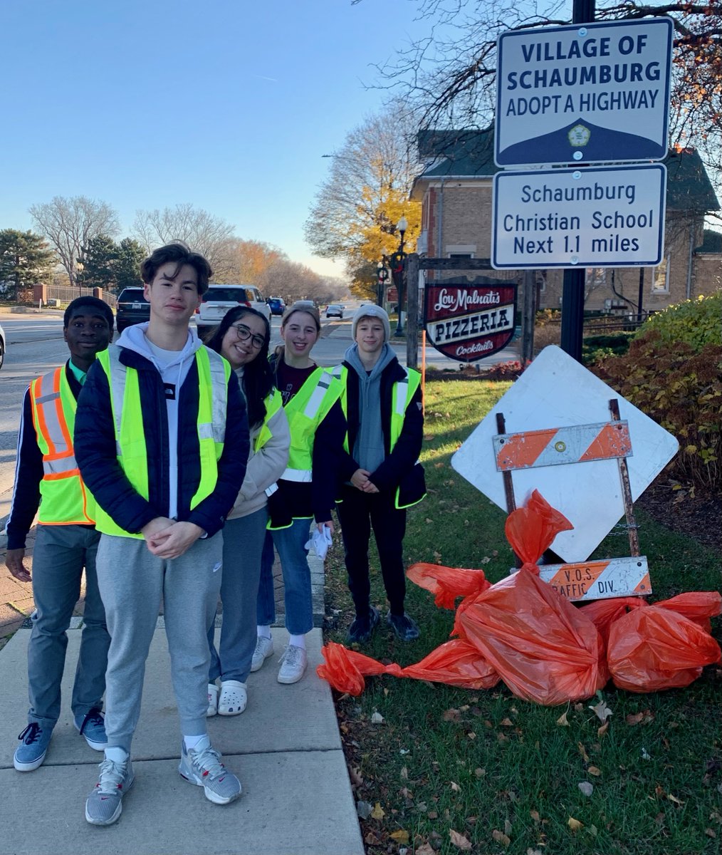 Schaumburg Christian School (@scs__conquerors) on Twitter photo We had some excellent weather for this quarter's #adoptahighway cleaning in <a href="/SchaumburgIL/">Village of Schaumburg</a>. Great job by our high school student council on keeping our community clean! #LevelUp We had some excellent weather for this quarter's #adoptahighway cleaning in <a href="/SchaumburgIL/">Village of Schaumburg</a>. Great job by our high school student council on keeping our community clean! #LevelUp