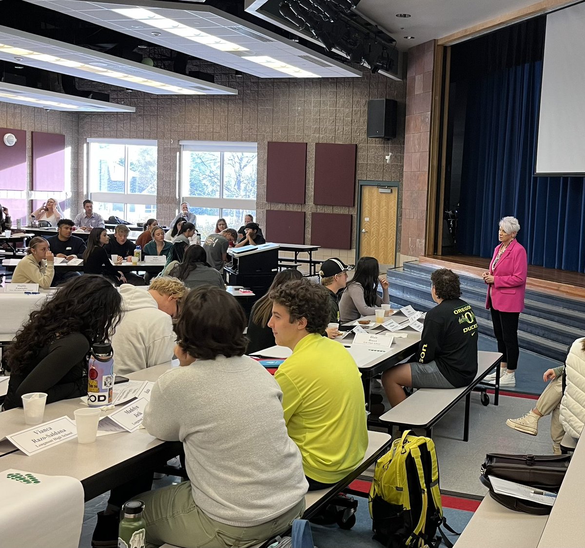 <a href="/SilverCreek_HS/">Silver Creek High School</a> Carrie Adams teaching a lesson on gratitude &amp; leadership at this morning’s Superintendent’s Advisory Council! #StVrainStorm <a href="/SVVSD/">St. Vrain Valley Schools</a> <a href="/goSVVSD/">Chase McBride</a> <a href="/SVVSDsupt/">Jackie Kapushion, Ed.D.</a> @SVVSDdeputy <a href="/DPerfettiDeany/">Dina Perfetti-Deany</a> <a href="/SvvsdSchuh/">Kristopher Schuh</a> <a href="/CurriculumTalk/">Kahle Charles</a>  <a href="/Lyons_ES/">Lyons Elementary</a> <a href="/ChrisMFrank/">Chris Frank</a> @karlaallenbach <a href="/MeadHS/">MeadMavericks</a>