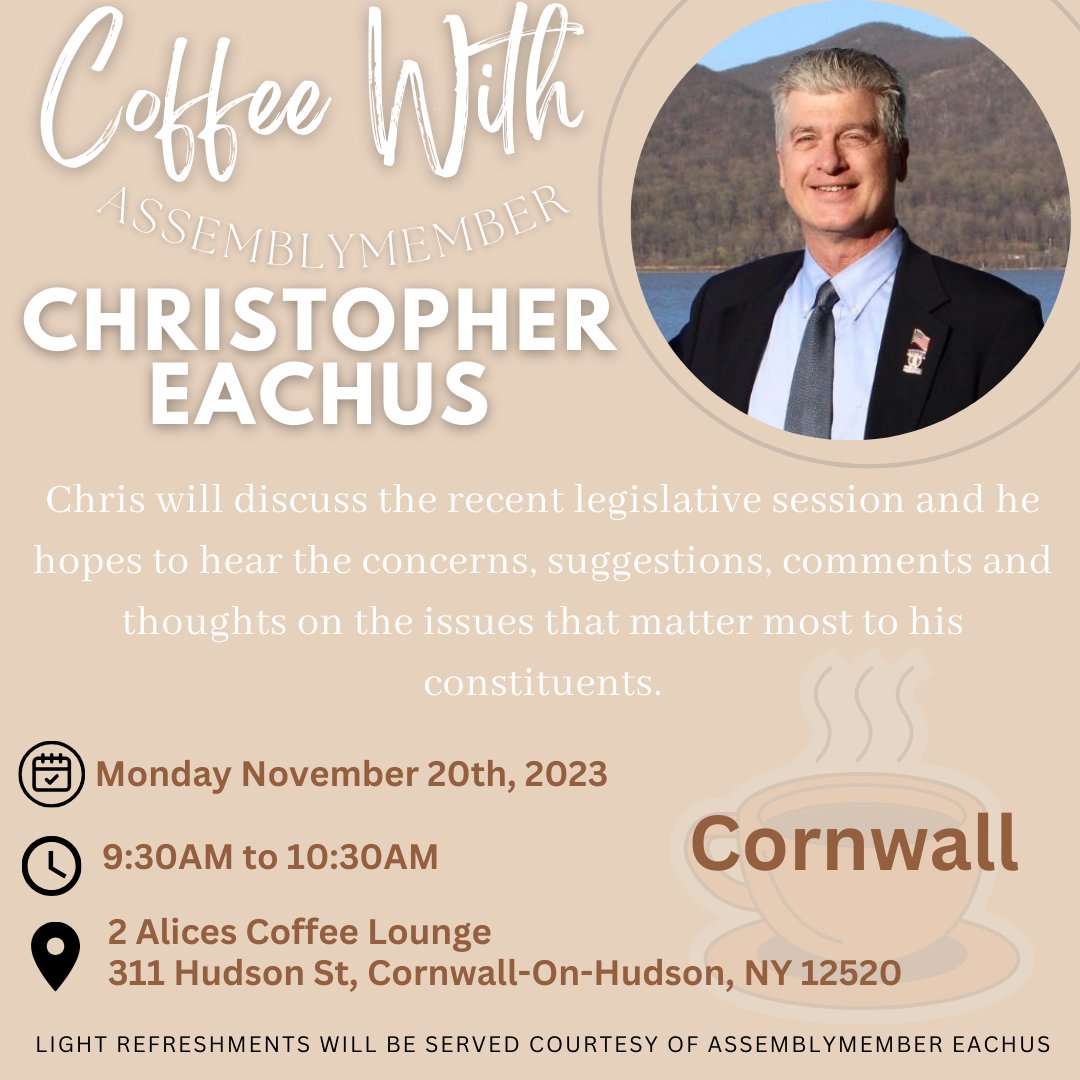 Chris Eachus for NYS Assembly tweet media