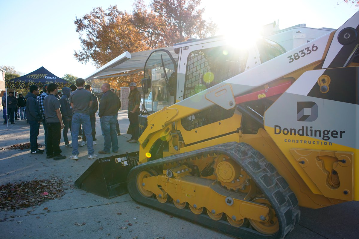 Hey WSU Tech Students! Make sure to stop by and visit with David and Calon at the Dondlinger booth to learn about what we do and what we can do for you! #BetterBuiltBy #Since1898
