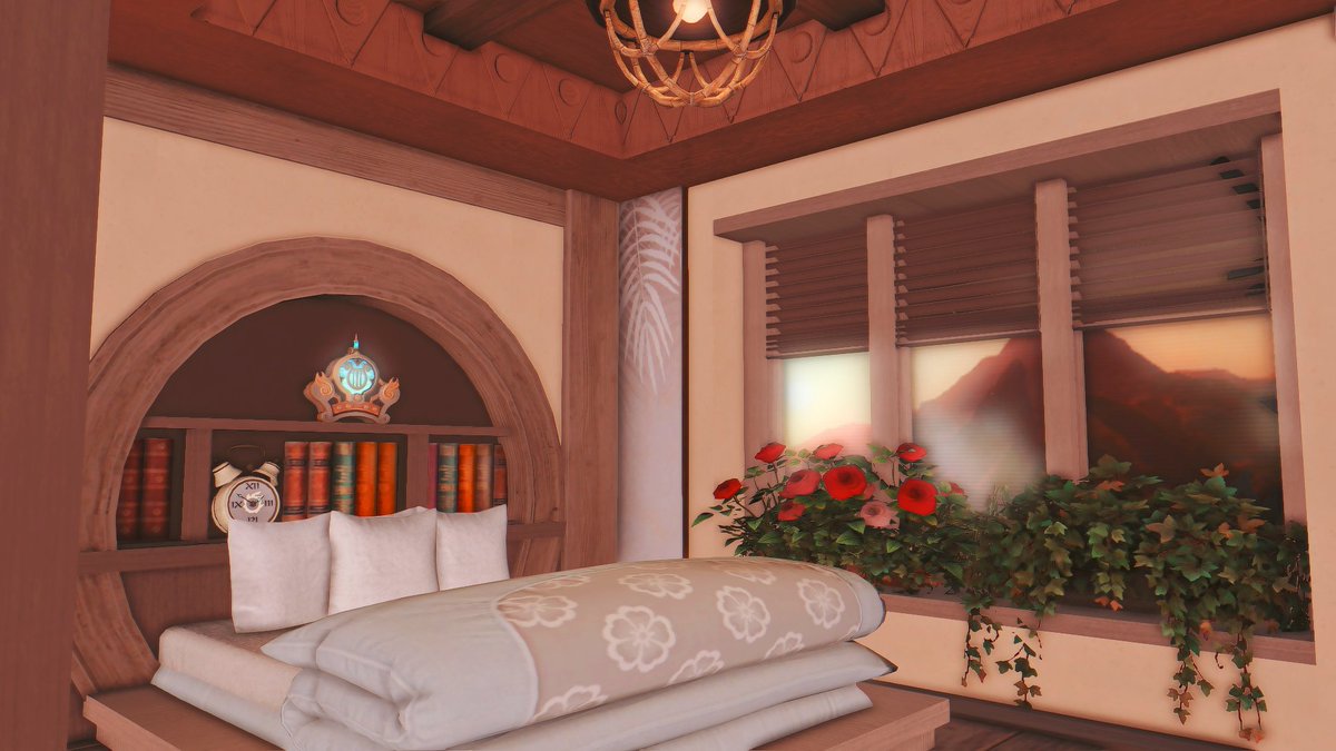 🌅✨️Golden Hour✨️🌅

Address: Elemental Tonberry Goblet ward 30 plot 19

Tour: youtu.be/SudK153AyS8?si…

Inspired by the song golden hour covered by shayne.

#FF14 #FF14housing #ffxivhousing #FF14ハウジング #HousingEden #goldenhour