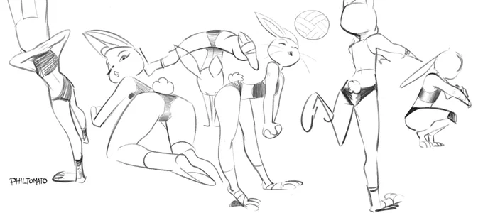 Bunny doodles. 