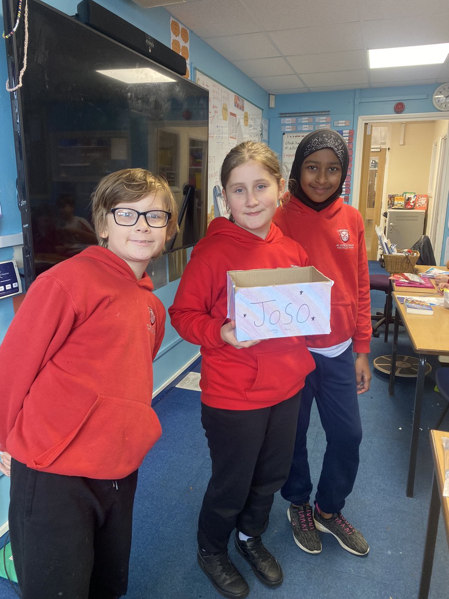 Thank you to our JOSOs who have had their first training session today. They’ve decided to create a box for any online worries that children might have. I love this! #keepingsafe @spagpupil