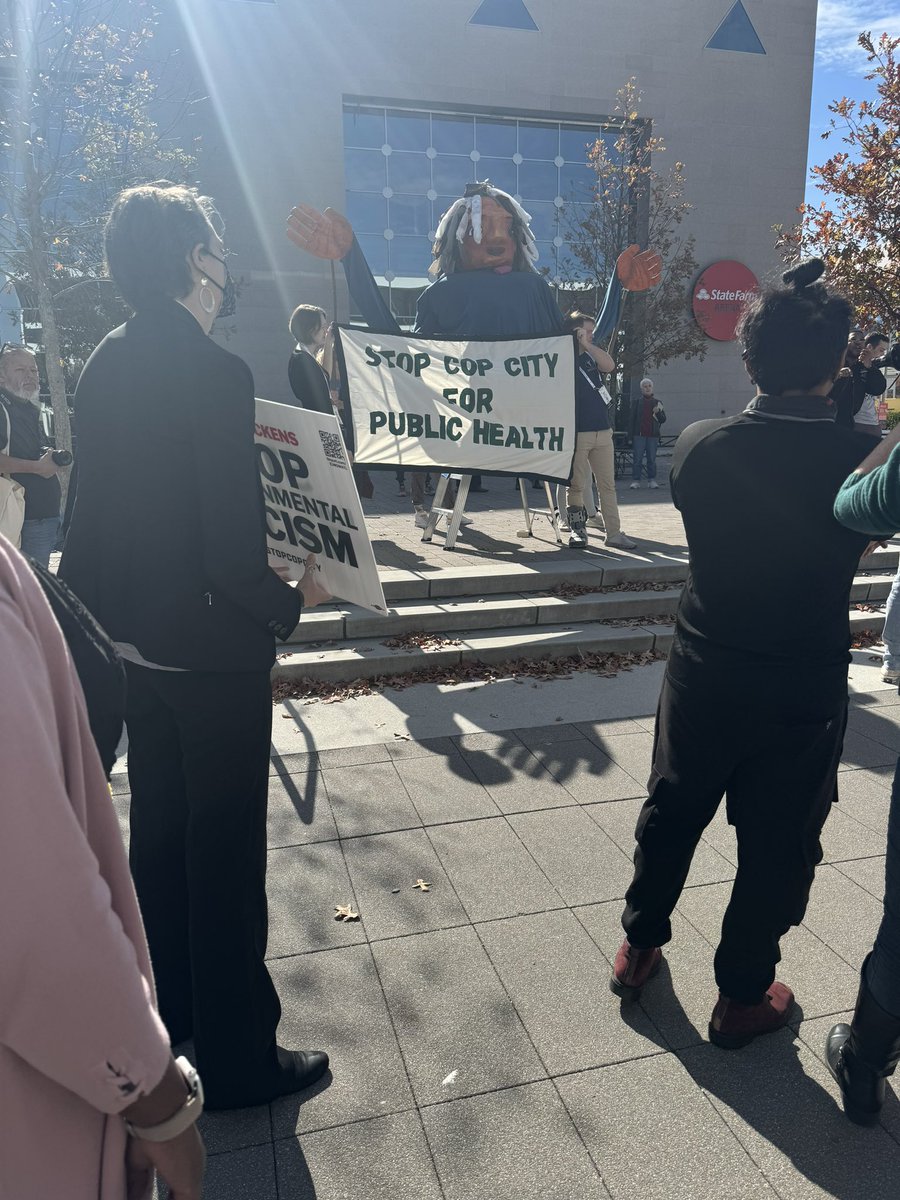 What would you do with $67 million? Yesterday we joined other passionate advocates at the American Public Health Association Conference in solidarity with the #stopcopcity movement. #copcitywillneverbebuilt because we will never stop demanding #careovercages