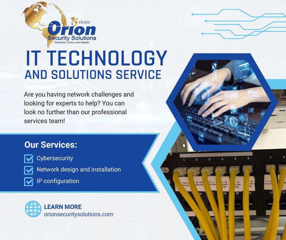 Protecting your network is essential. Learn how our network protection solutions can be of use to you! orionsecuritysolutions.com/network-design/ #security #network #protection