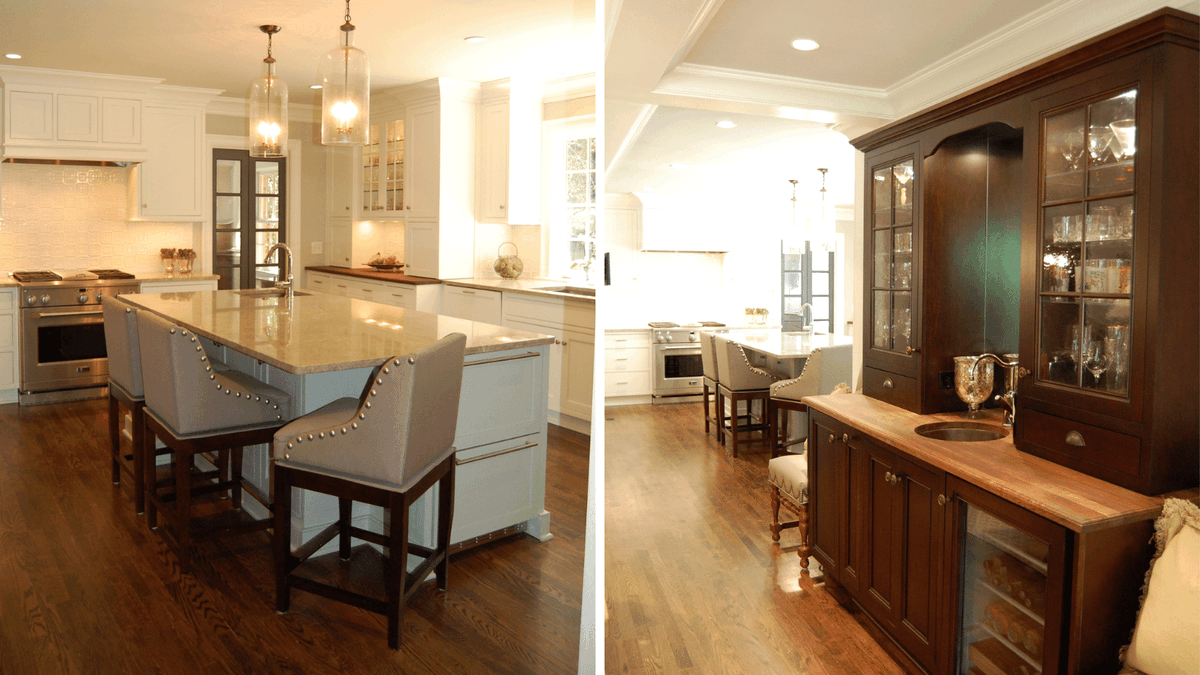 KettlerDesign's tweet image. Can a kitchen be too cozy? This one will give the den with a fireplace a run for its money. Touchstone Fine Cabinetry ✫ @monogramappliances ✫ @walkerzanger tile #loveyourkitchen #karenkettlerdesign