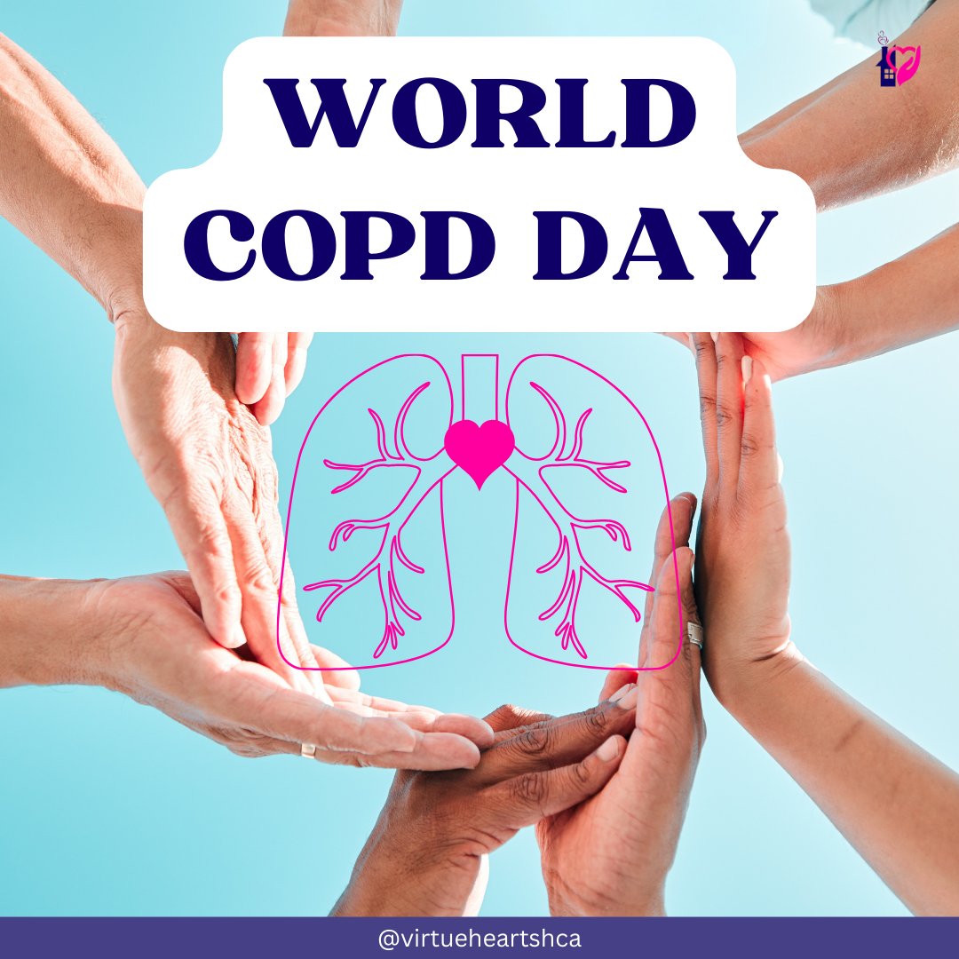Breath is life. Let's raise awareness about Chronic Obstructive Pulmonary Disease on World COPD Day. 🌬️💙

Together, we can support those affected, promote understanding, and work towards a world where everyone can breathe freely.

#worldcopdday #breathewell #lungshealth #copd