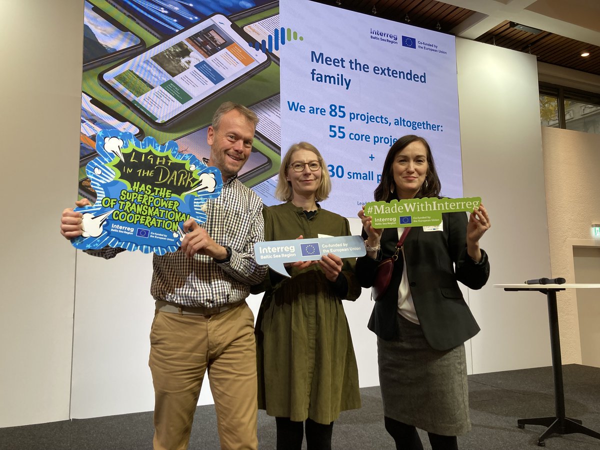 Light in the Dark with 10 partners in five countries started on 1.11. The lead partner team from <a href="/NoviaUAS/">Yrkeshögskolan Novia</a> having inspiring days working together with around 30 new projects. Thanks to the great team from <a href="/InterregBSR/">Interreg Baltic Sea Region</a> So motivating to be part of this international family.