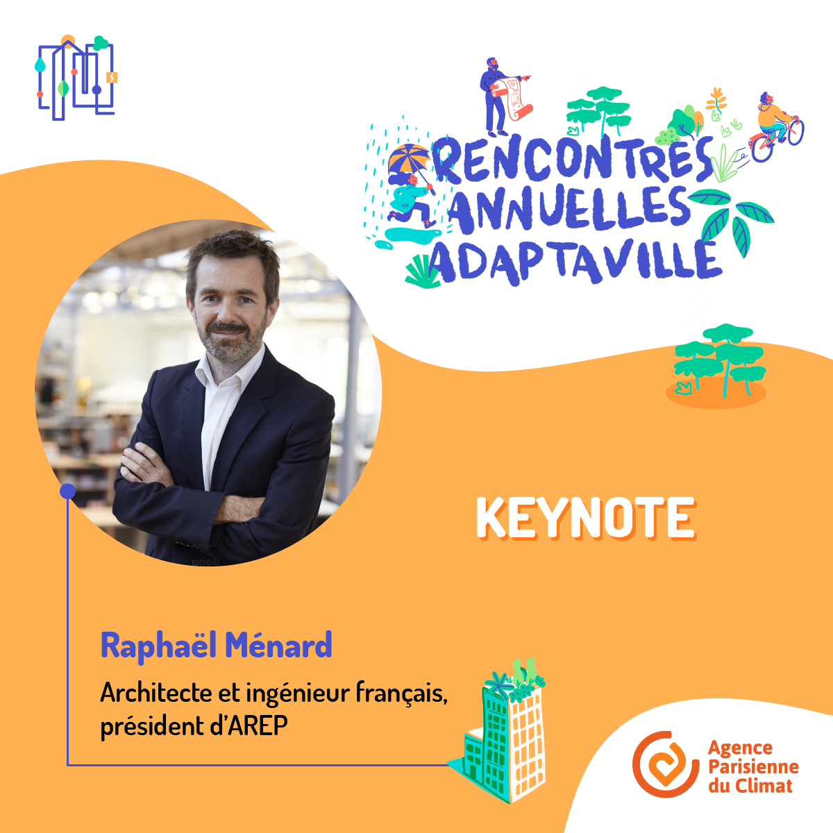 Agence Paris Climat (@aparisclimat) on Twitter photo 📍RDV lundi 27/11 <a href="/PavillonArsenal/">PAVILLON ARSENAL</a> aux Rencontres Nationales #AdaptaVille pour parler concrètement de l’adaptation de nos villes au #ChangementClimatique et découvrir la Keynote de <a href="/RaphaelMenard/">menard raphael</a> <a href="/AREPGroup/">AREP</a> !
🌍 Inscription gratuite ➡️ swll.to/l61q1 📍RDV lundi 27/11 <a href="/PavillonArsenal/">PAVILLON ARSENAL</a> aux Rencontres Nationales #AdaptaVille pour parler concrètement de l’adaptation de nos villes au #ChangementClimatique et découvrir la Keynote de <a href="/RaphaelMenard/">menard raphael</a> <a href="/AREPGroup/">AREP</a> !
🌍 Inscription gratuite ➡️ swll.to/l61q1