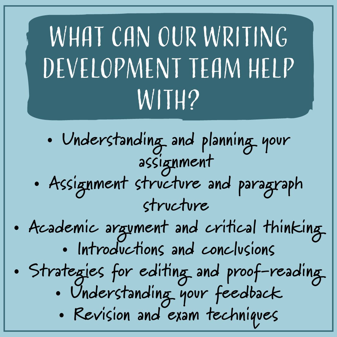 Our Writing Development team can help you structure your assignments and much more. Check out their webpage to learn more or to book an appointment > 
guides.library.lincoln.ac.uk/aws

#LearningSkills #LibrarySupport